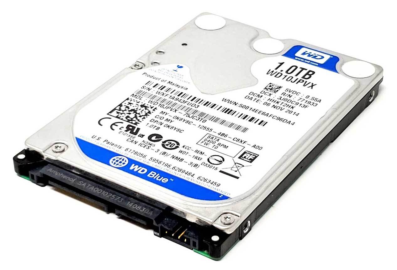 USED WD 1TB 2.5" Sata Hard Drive | WD10JPVX