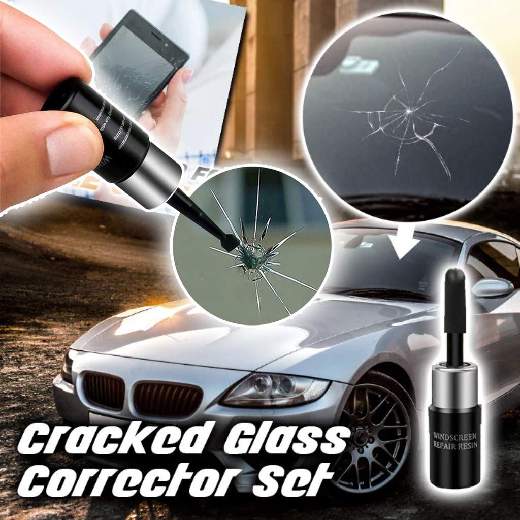 Cracked Glass Repair Kit Windshield DIY Car Windows Phone Screen Repair Utensil