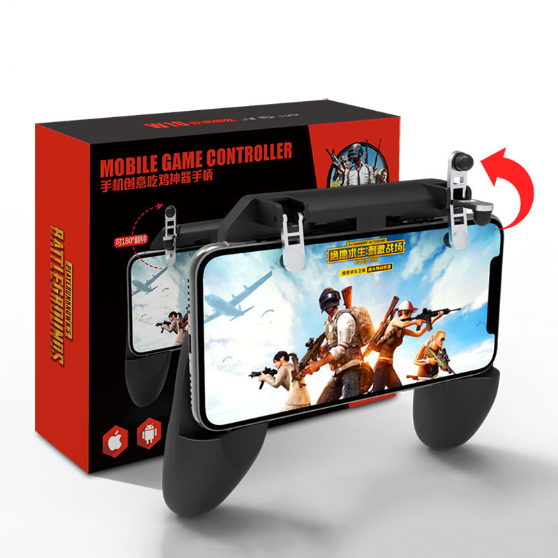 W10 All in One PUBG Mobile Gaming Game Pad Fortnite Free Fire Call Of Duty Controller Joystick