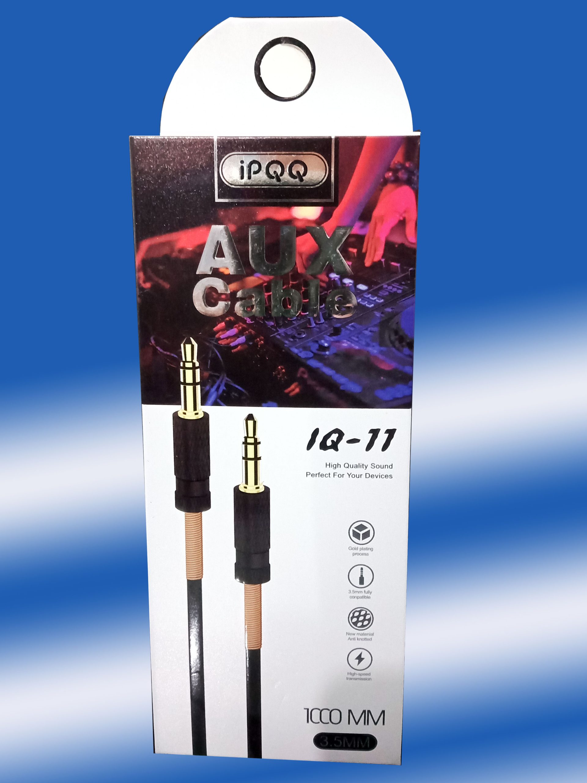 IPQQ Aux Cable 3.5mm 1M