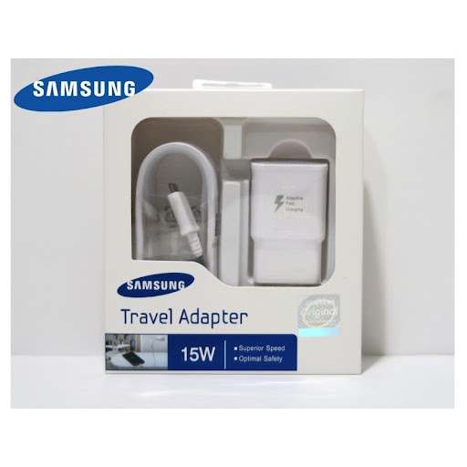 Samsung Original Quality 15W Fast Charging Travel Adapter with Micro USB Cable- WHITE