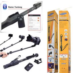 Yunteng YT-1288 Bluetooth Selfie Monopod Extendable Handheld Pole with Shutter Remote Control