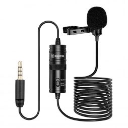Boya BY-M1 HIGH QUALITY Omni Directional Lavalier Microphone with Free Pouch