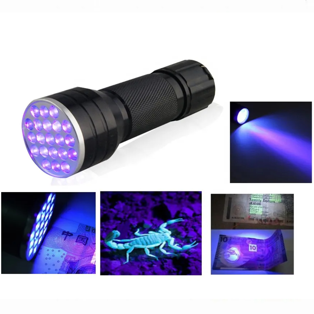 Ultra Violet Torch High Power 395nm UV Specially For Check Gems, Cure Nail Polish, For Electronic Repairs , Cure UV Glue , Check Money , Crack check using solvents.