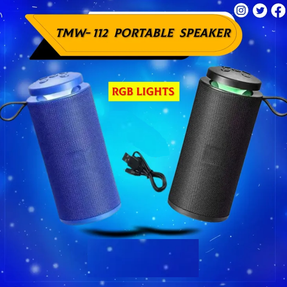 GT-112 Portable Speaker Subwoofer Small Speaker Wireless Speaker Bluetooth Speaker Mini Outdoor Speaker Sports Speaker