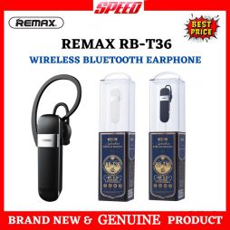 100% Original REMAX RB-T36 earphones Bluetooth Earphone Bluetooth headphones Handsfree wireless headset Business headset Drive Call Sports earphones for IOS and Android